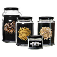 VORRATSGLÄSER-SET Mara transparent 4er Set - Transparent, Glas (2/2/2cm) - Ritzenhoff Breker