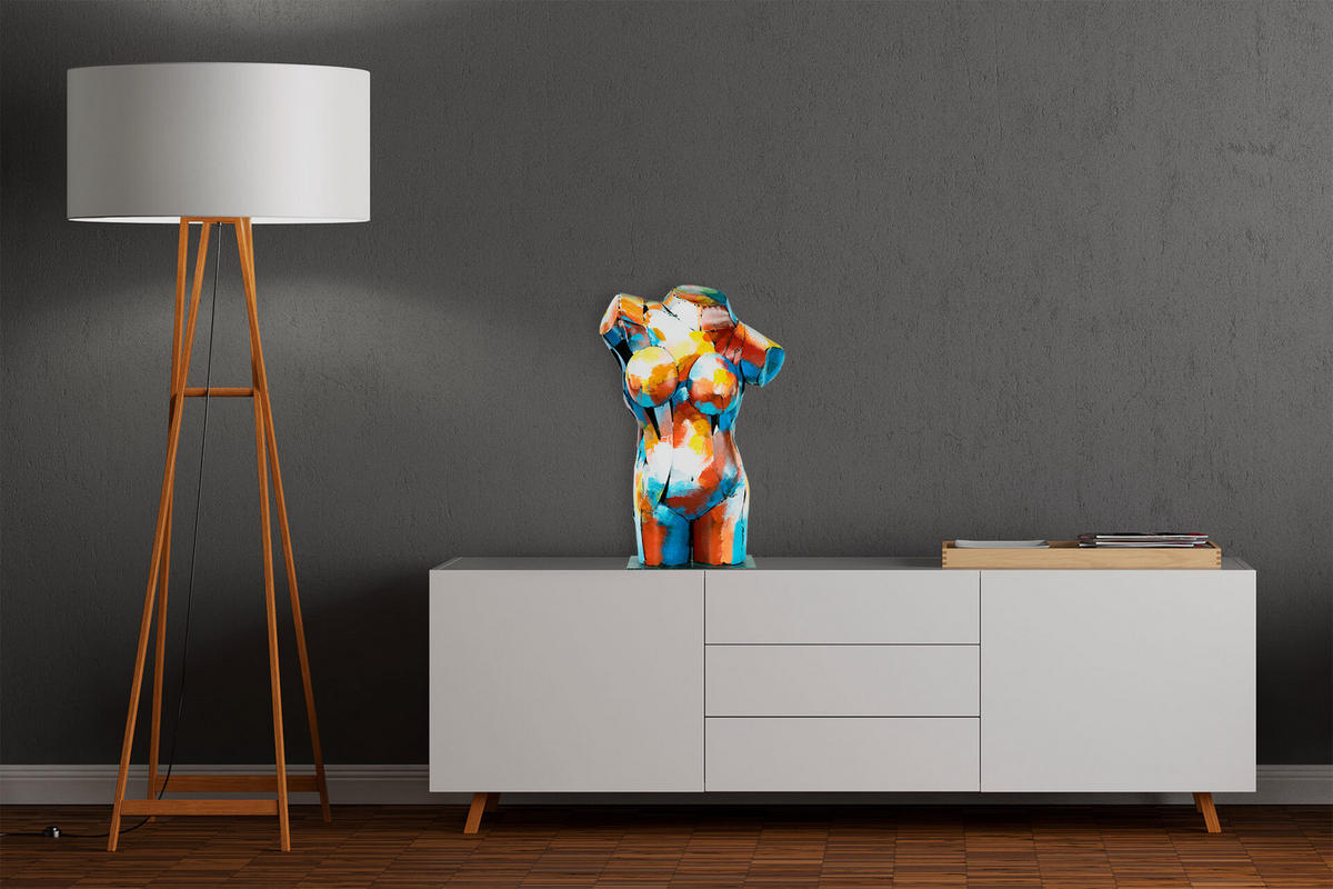 METALLSKULPTUR Bunt 75/43 cm - Multicolor, Metall (5/43/20cm) - KUNSTLOFT