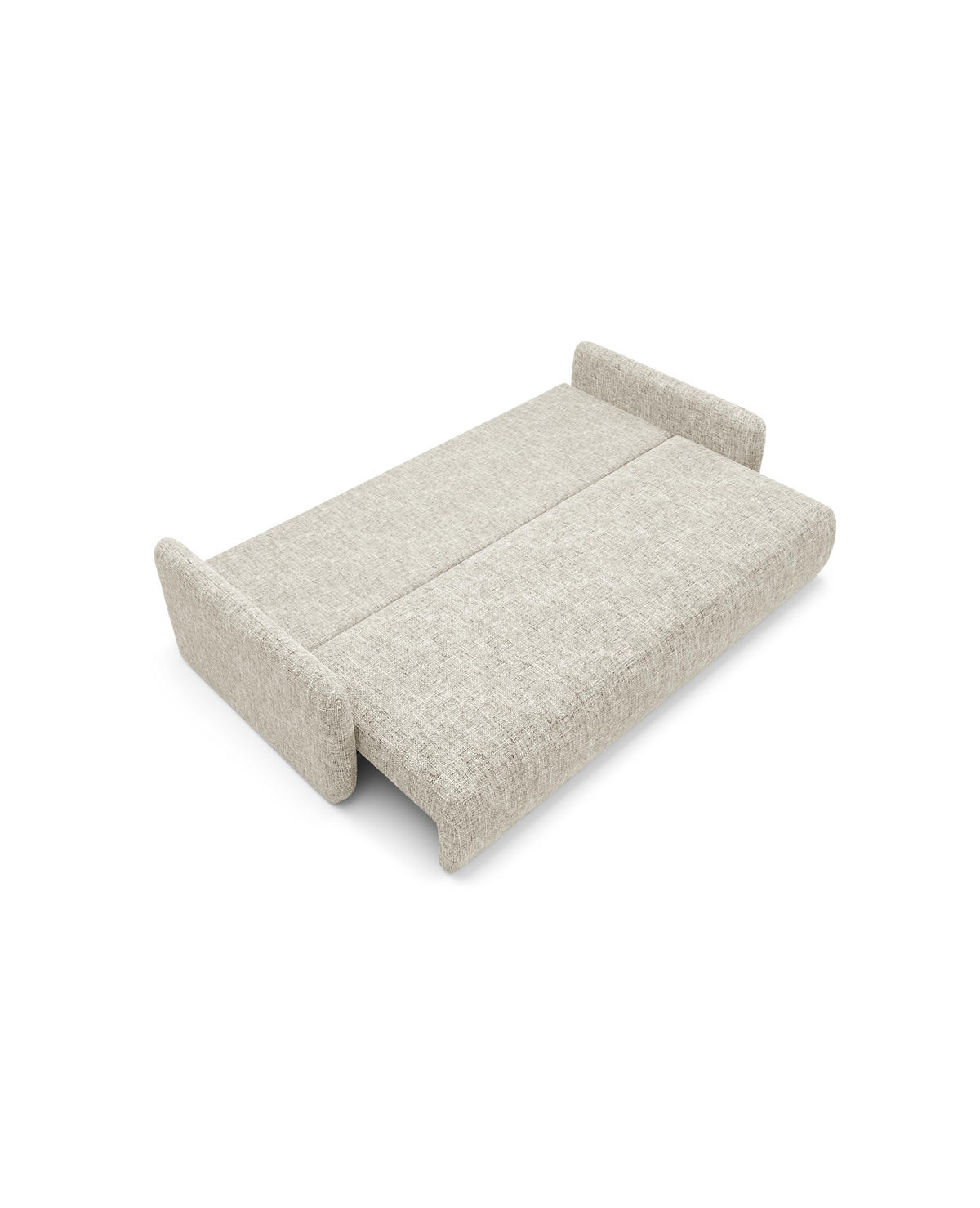 SCHLAFSOFA mit Bettkasten Hellgrau - Hellgrau/Schwarz, Holz/Holzwerkstoff (217/86/102cm) - Furnisell