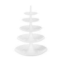 ETAGERE Babell Big weiß ↕ 53 cm - Weiß, Kunststoff (1/53cm) - Koziol
