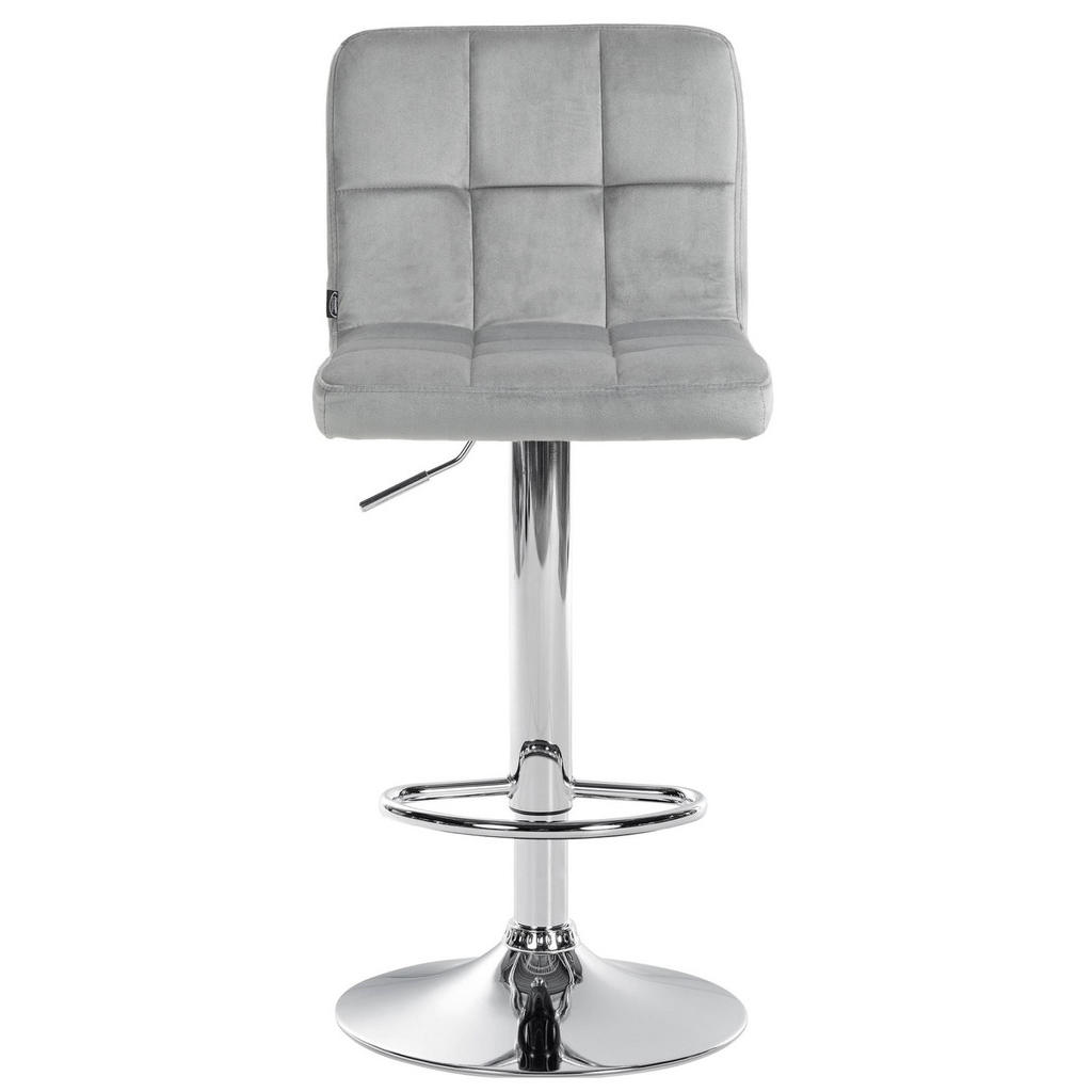 Thumbnail - CLP Barhocker, Grau, Textil, 46x94x47 cm, Esszimmer, Barmöbel, Barhocker