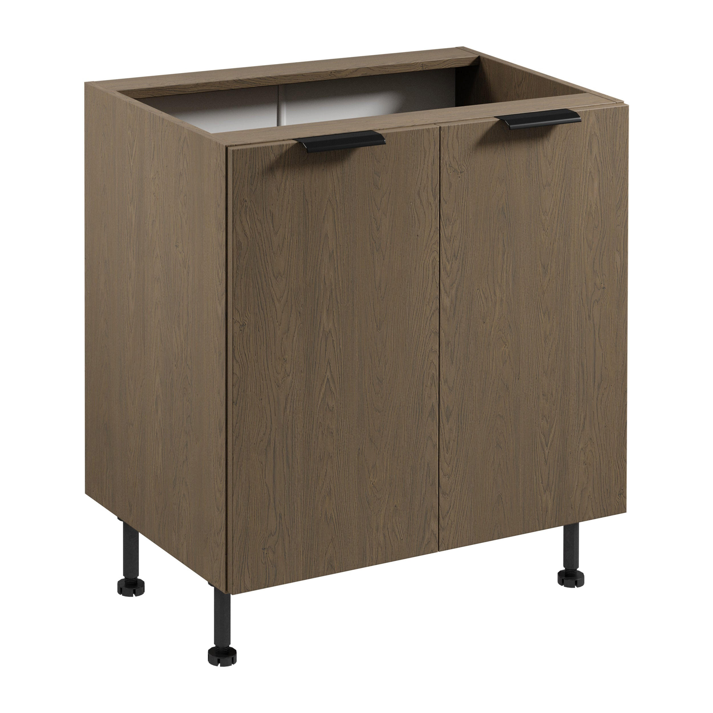 Royal24_Markt Unterschrank Dunkelbraun 80x87x52 cm
