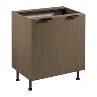 UNTERSCHRANK D80 – Sorento Dunkle Eiche – Dunkle Eiche - Dunkelbraun, Holzwerkstoff (80/87/52cm) - ROYAL24_MARKT