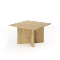 COUCHTISCH VIRONE (Geölte Eiche, Quadratisch, leicht abgerundete Ecken, 80x80 cm) - Eichefarben, Holz/Holzwerkstoff (80/80/49cm) - Ravio