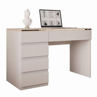 SCHREIBTISCH AURORA KASCHMIR mit Schubladen - Kaschmir, Holzwerkstoff (55/120/78cm) - Lookway