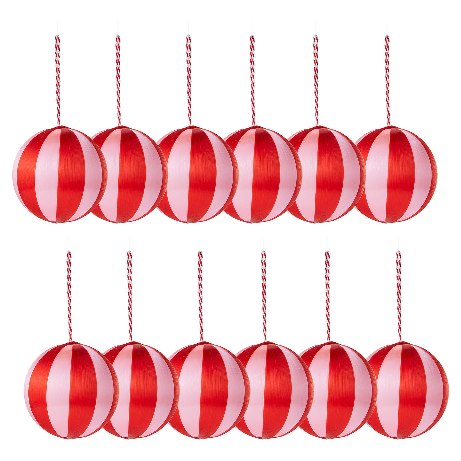 WEIHNACHTSBAUMKUGEL Hang On mit Faden - Rostfarben/Bordeaux, Kunststoff (7/8/7cm) - Butlers