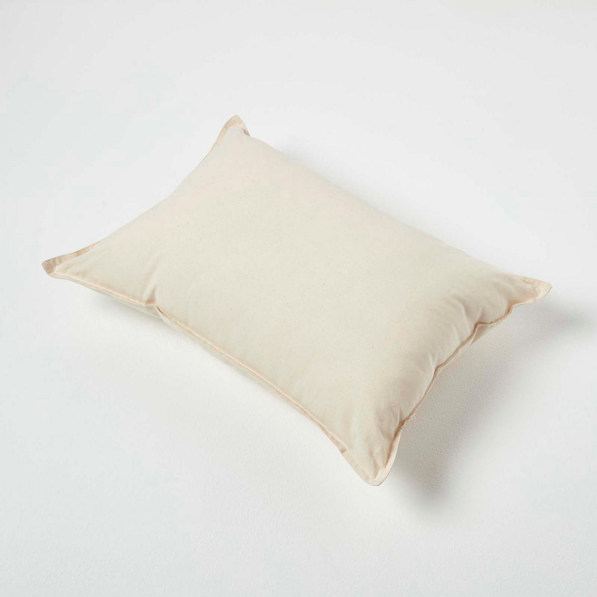 FÜLLKISSEN 35/50 cm – Bio-Baumwolle, Super-Mikrofaser-Füllung - Beige, Textil (35/50cm) - Homescapes