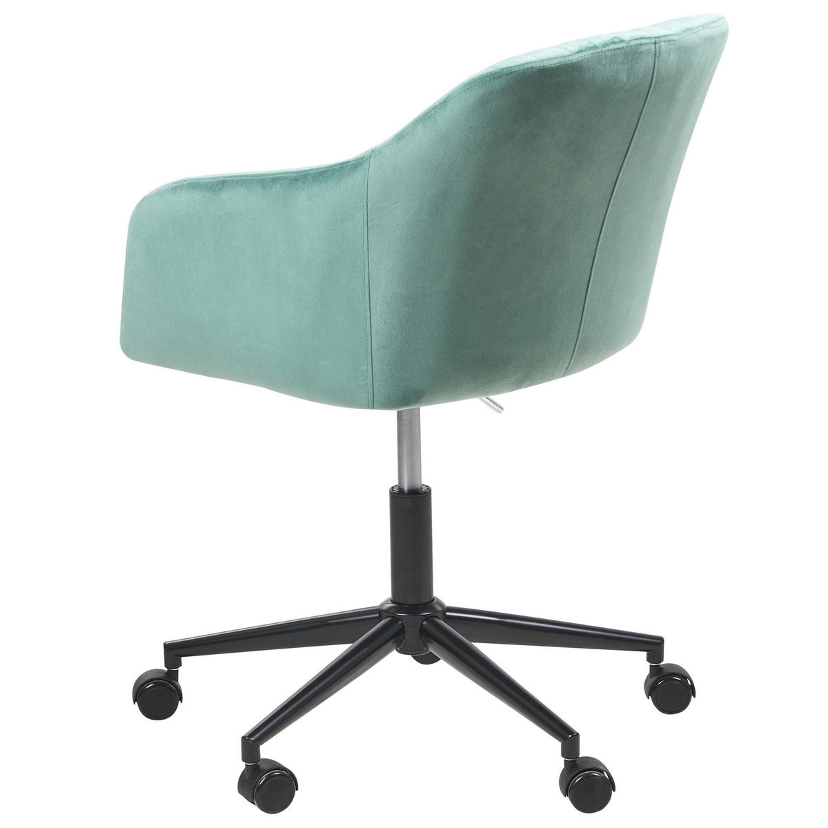 BÜRODREHSTUHL Grün Venice - Grün, Kunststoff/Textil (64/89/64cm) - Beliani