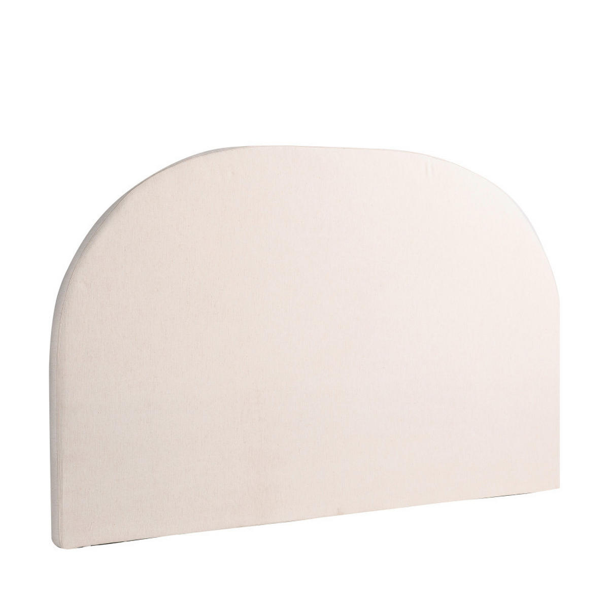 HALBMOND-KOPFTEIL aus Baumwolle und Leinen, L150cm - Noussa - Natürlich - Naturfarben, Textil (150/105/9cm) - Drawer