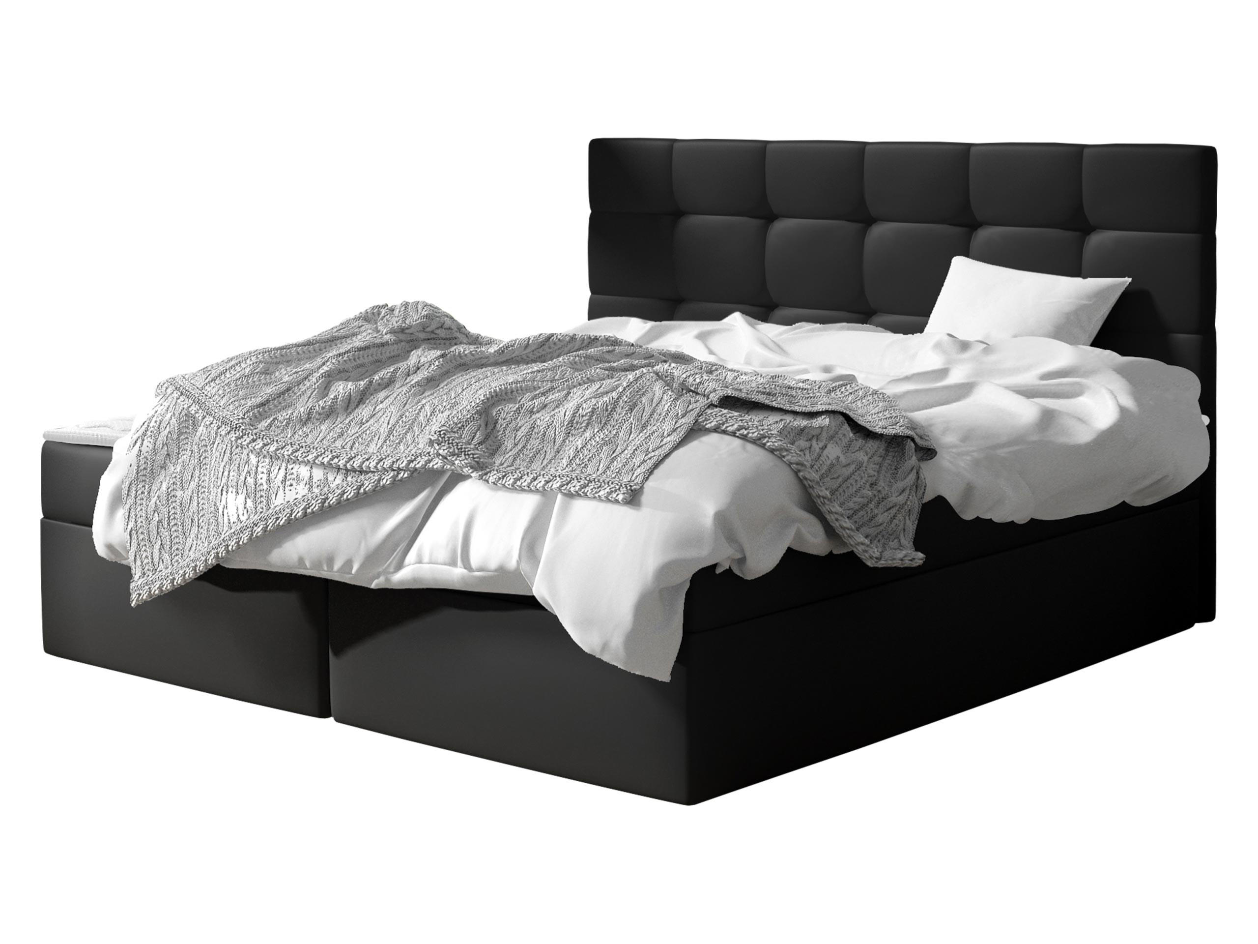 BOXBETT Luanda - Schwarz, Holzwerkstoff (160/200cm) - MIRJAN24