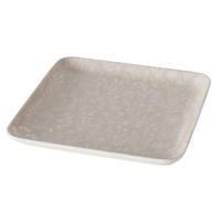 ESSTELLER Sanela Beige 22/22/2 cm - Beige, Keramik (22/22/2cm) - Boltze Home