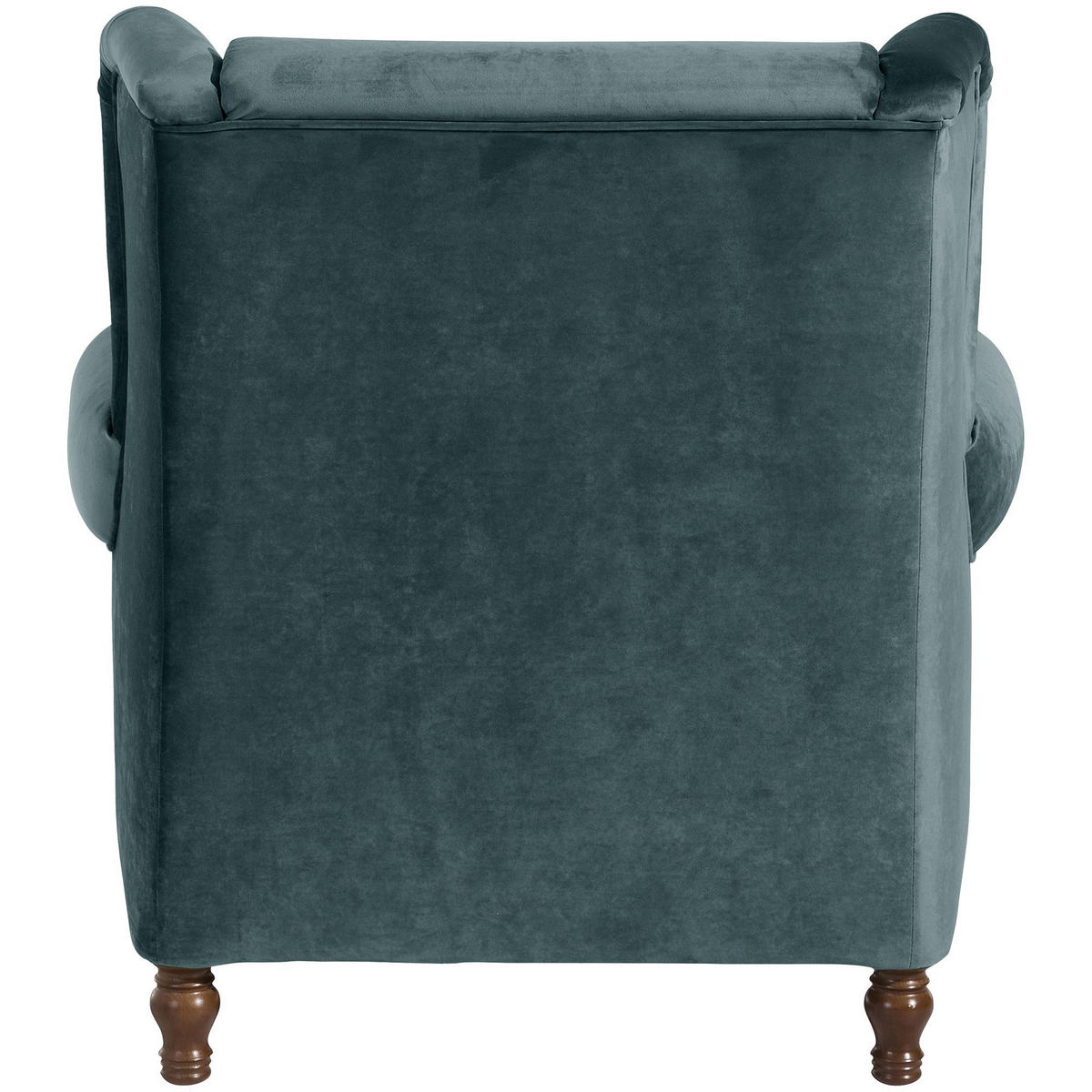 SESSEL XXL inkl. Kissen Karley Samtvelours azur - Aubergine, Kunststoff (103/103/149cm) - 58aufmkessel