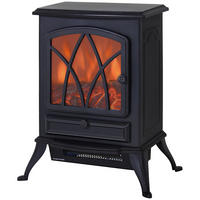 ELEKTROKAMIN DE-16999 Tragbar mit LED-Flammeneffekt Schwarz - Schwarz, Metall (285/54/45cm) - ComfortXL