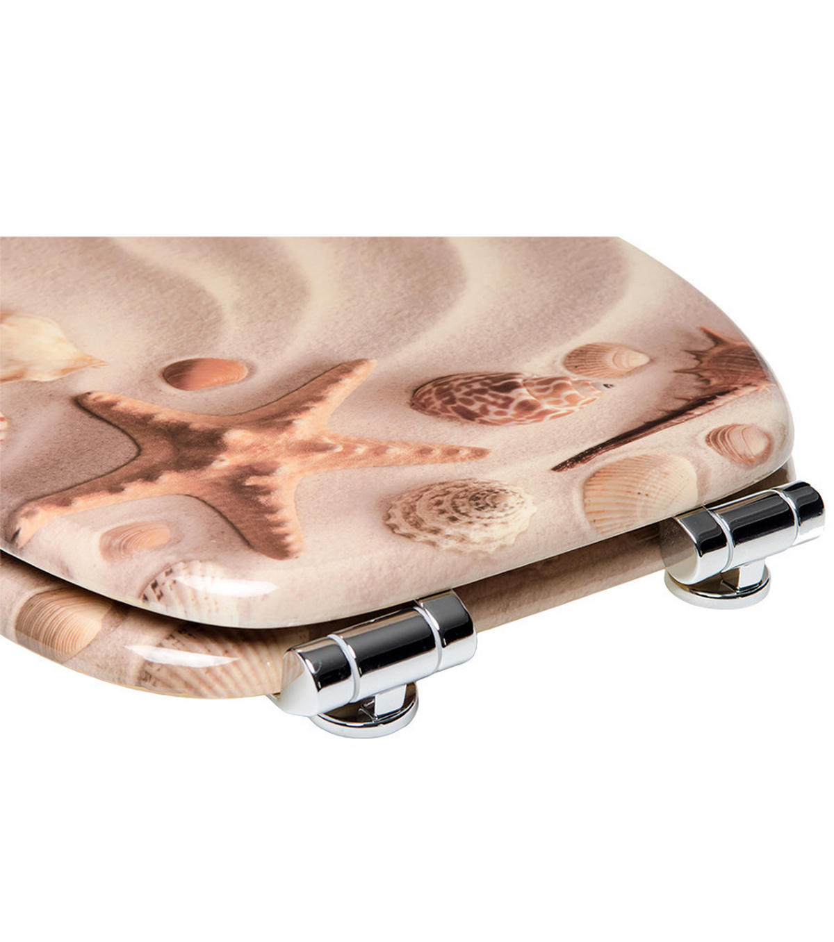 WC-SITZ Sanibel - Braun, Holzwerkstoff (38/6/47cm) - Sanilo