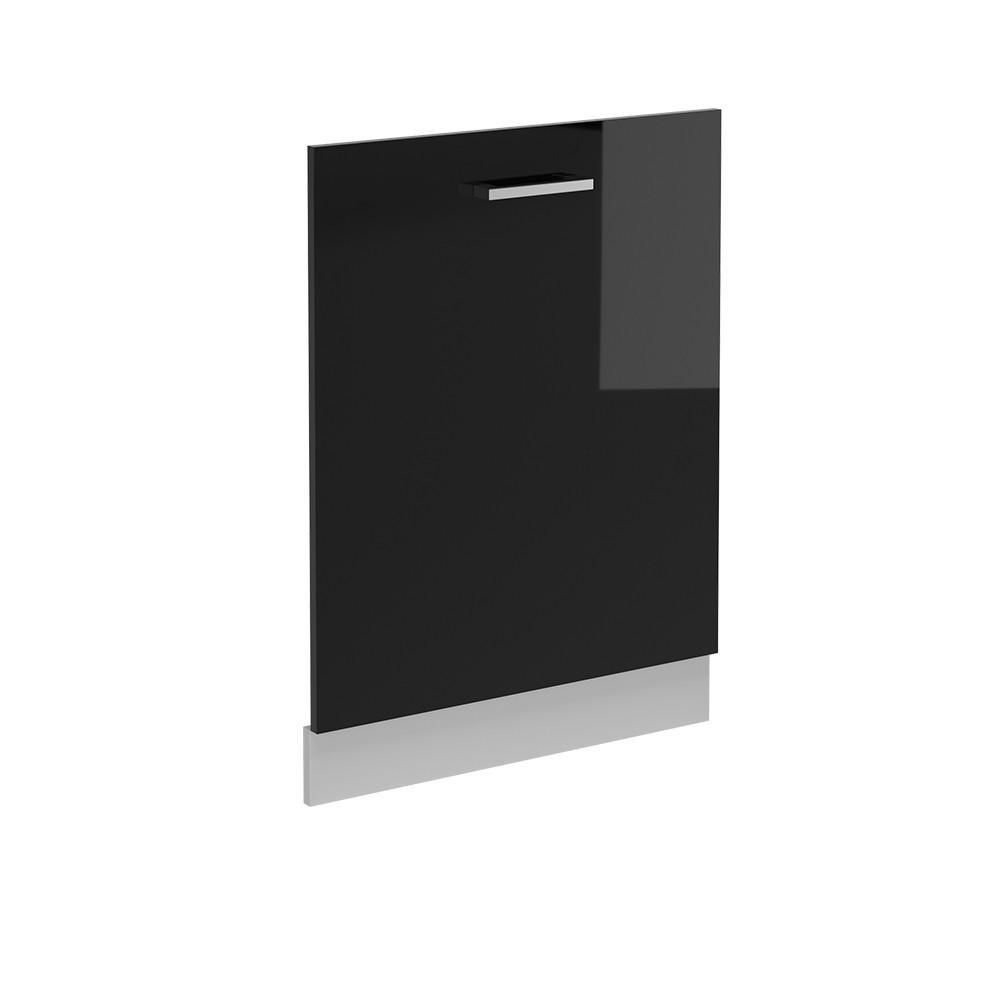 Vicco ČELNÍ PANEL MYČKY R-Line Černý vysoký lesk 60 cm bez pracovní desky