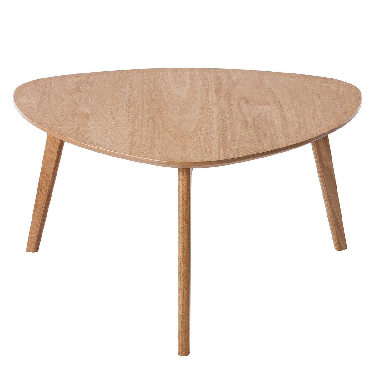 COUCHTISCH - Eiche teilmassiv - Eichefarben, Holz/Holzwerkstoff (80/80/40cm) - home24