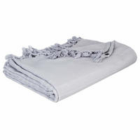 TAGESDECKE 160 cm - Grau, Naturmaterialien (160/220cm) - Atmosphera Createur d´interieur