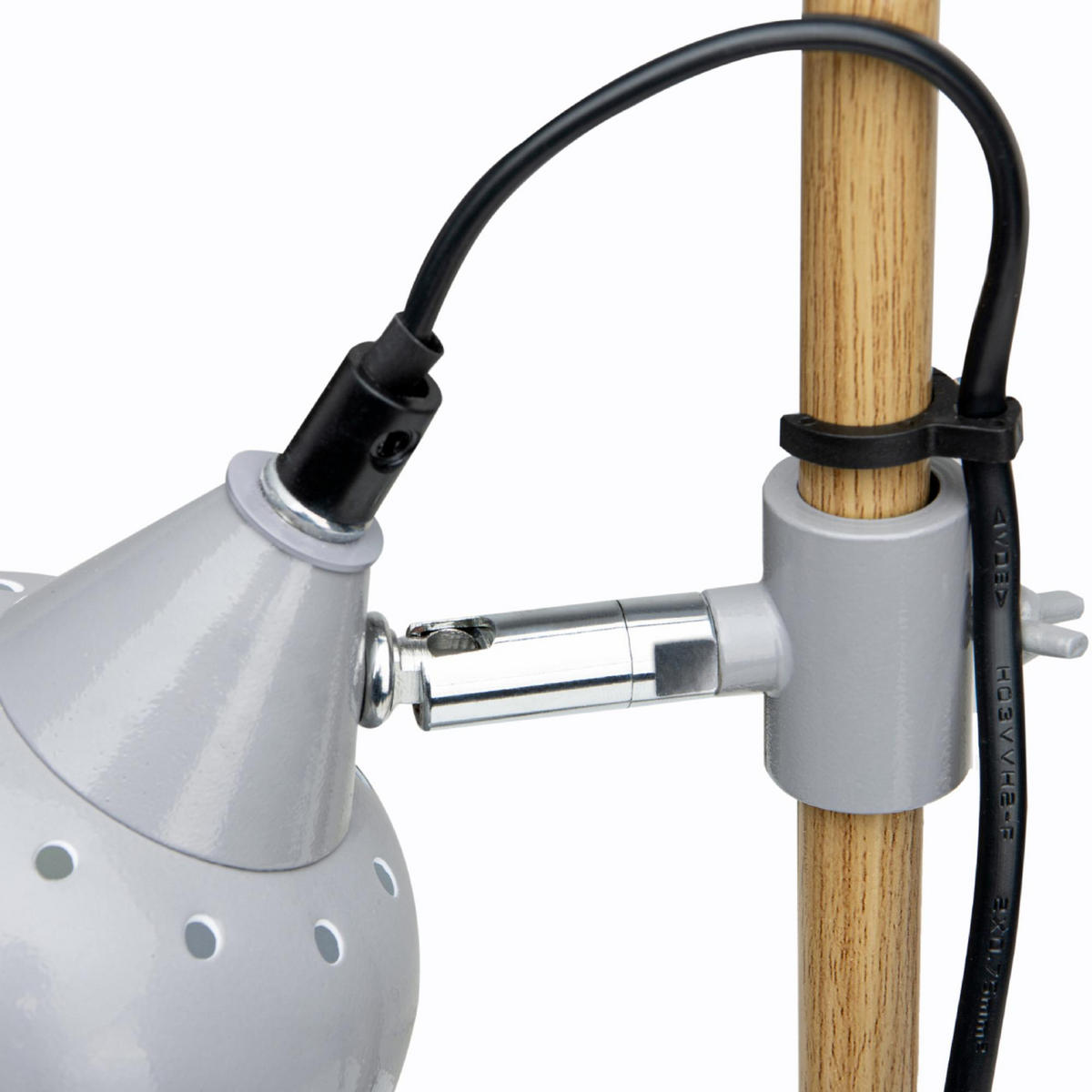 TISCHLAMPE HALI 2-er Set, Grau - Grau, Metall (16/16/49cm) - KONSIMO®