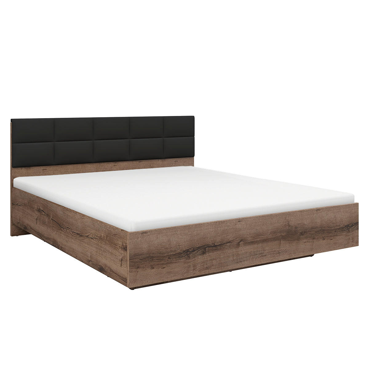 BOXSPRING POSTELJA 180/200 Romane Les - rjava, leseni material (180/200cm) - Petits-meubles