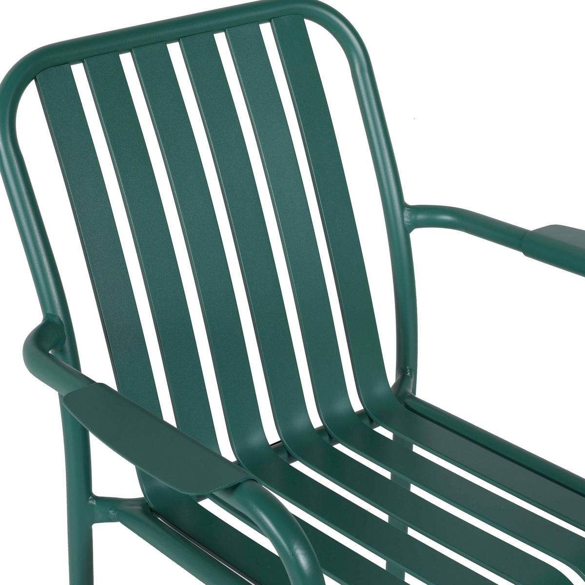 GARTENSTUHL, Grün - Grün, Metall (62/85/61cm) - Oviala