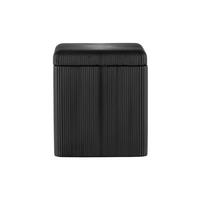 BADACCESSOIRES-BEHÄLTER Garbo 9/9/10,5 cm - Schwarz, Kunststoff (9/10.5/9cm)