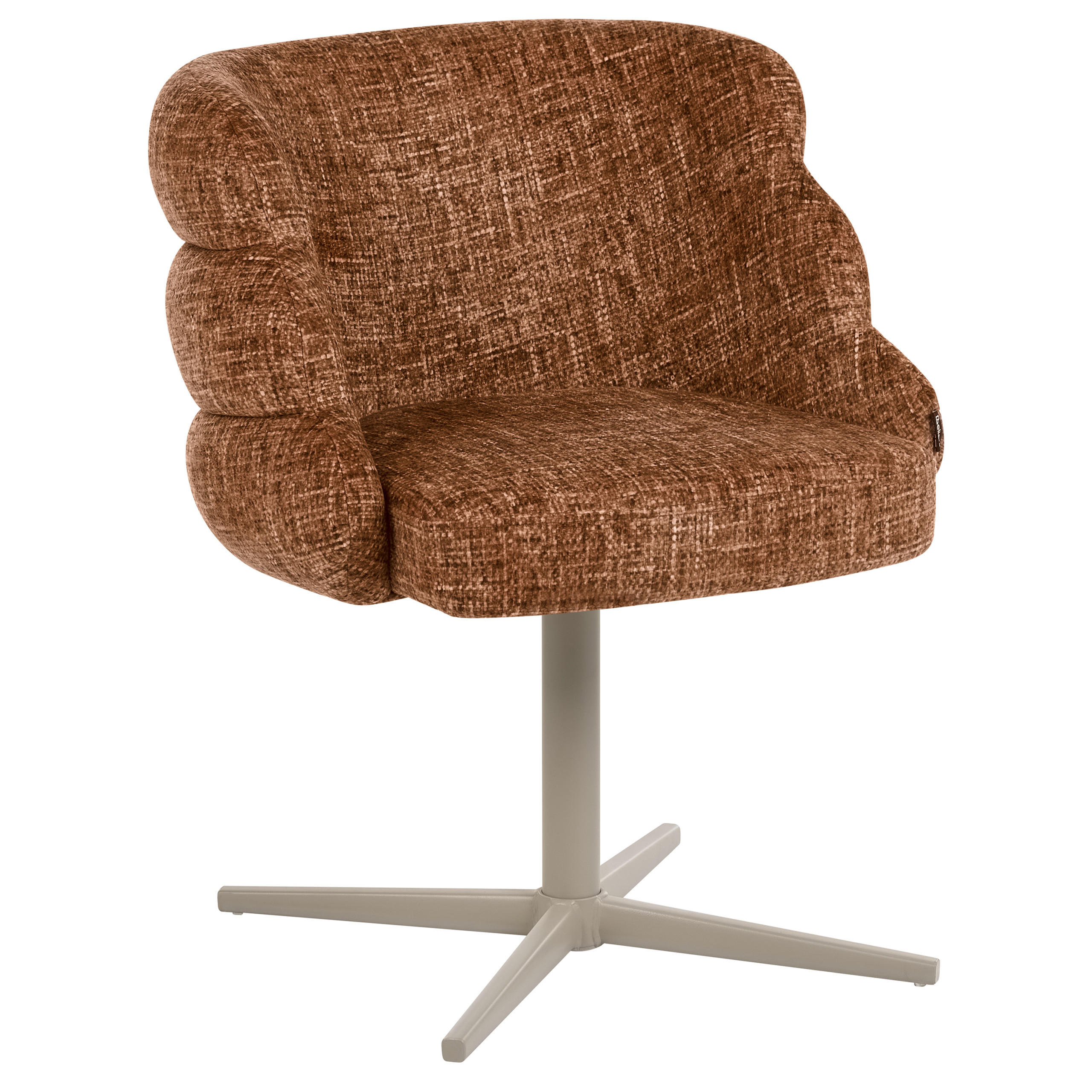 Beliani Esszimmerstuhl Taupe 59x78x63 cm