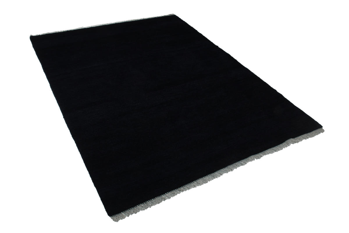 GABBEH-TEPPICH handgeknüpft Blau 200/150 cm Schurwolle - Blau, Textil (150/200cm) - Looma