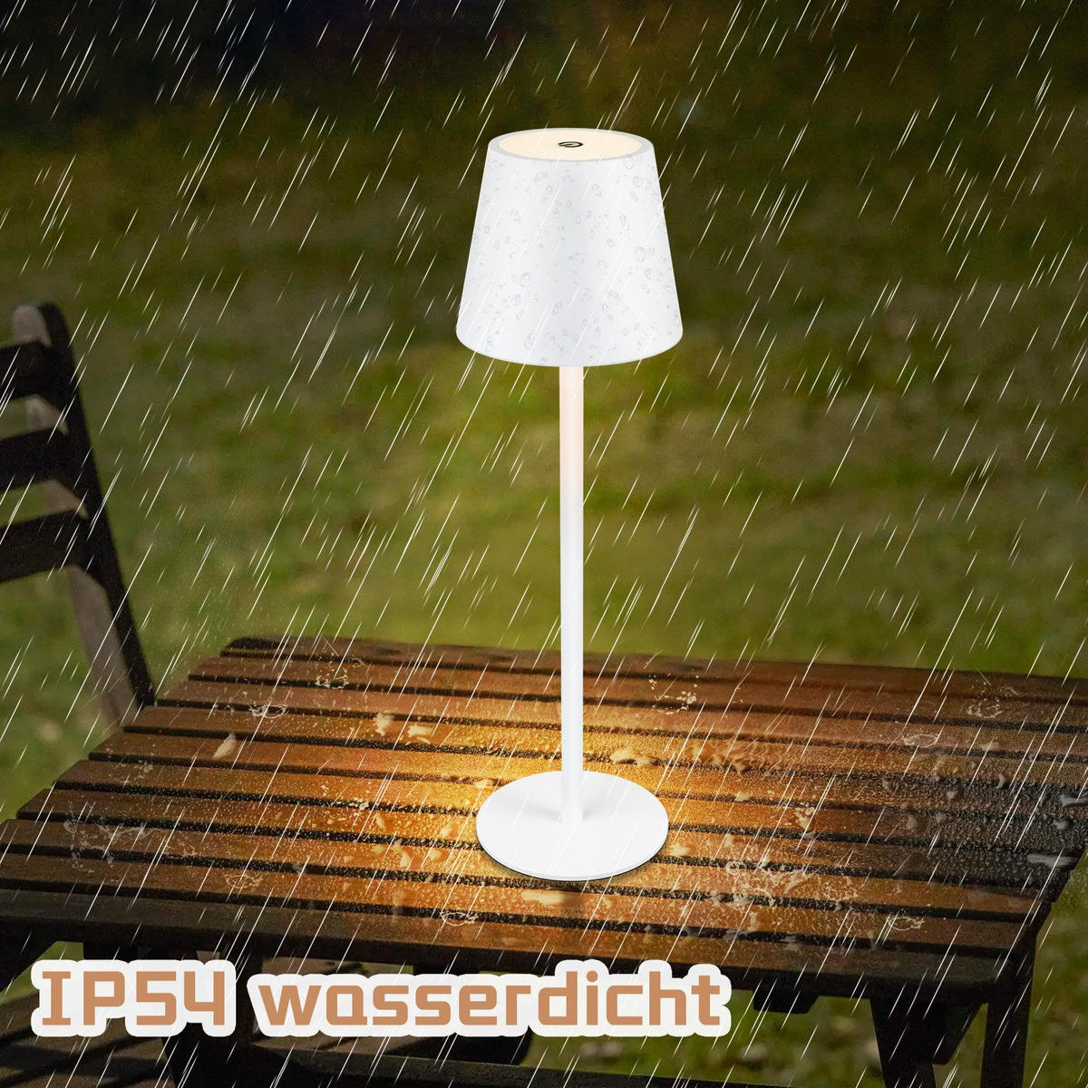 LED-TISCHLEUCHTE Osnabrück(2er-set) 11/11/37.5 cm - Weiß, Metall (11/11/37.5cm) - Nettlife