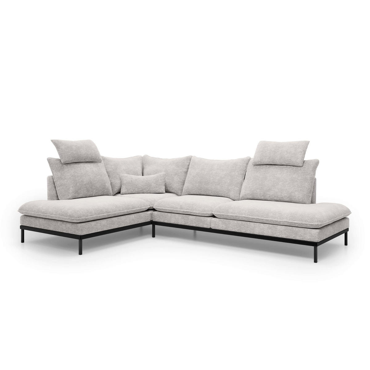 ECKSOFA Leafy Multicolor 293 cm - Multicolor, Textil (293/90/198cm) - Pillovely