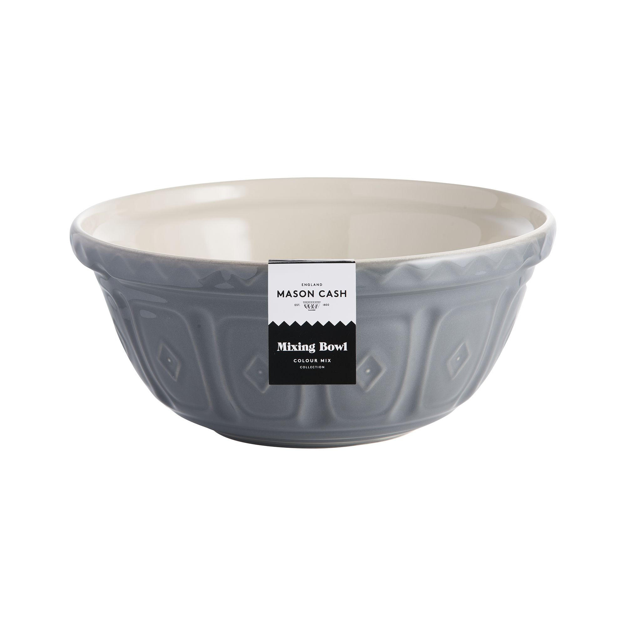 RÜHRSCHÜSSEL aus Steingut, grau, 4 Liter - Transparent, Keramik (29/13.5cm) - Mason Cash