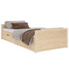 MASSIVHOLZBETT mit Schubladen Kiefer 90x200 cm - Naturfarben, Holz (200/90cm) - furnicato