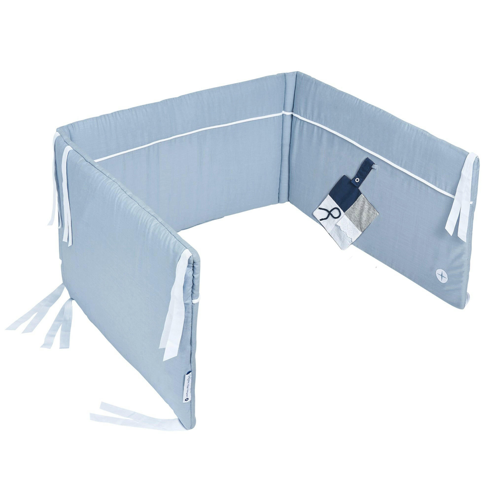nordic coast company Bettnestchen Grau 215x47 cm