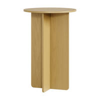 PŘÍDAVNÝ STOLEK Vappevn - barva dubu, kompozitní dřevo (40/40/60cm)