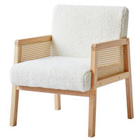 SESSEL Holz Weiß - Weiß, Holz (60/76/64cm) - Nordlys