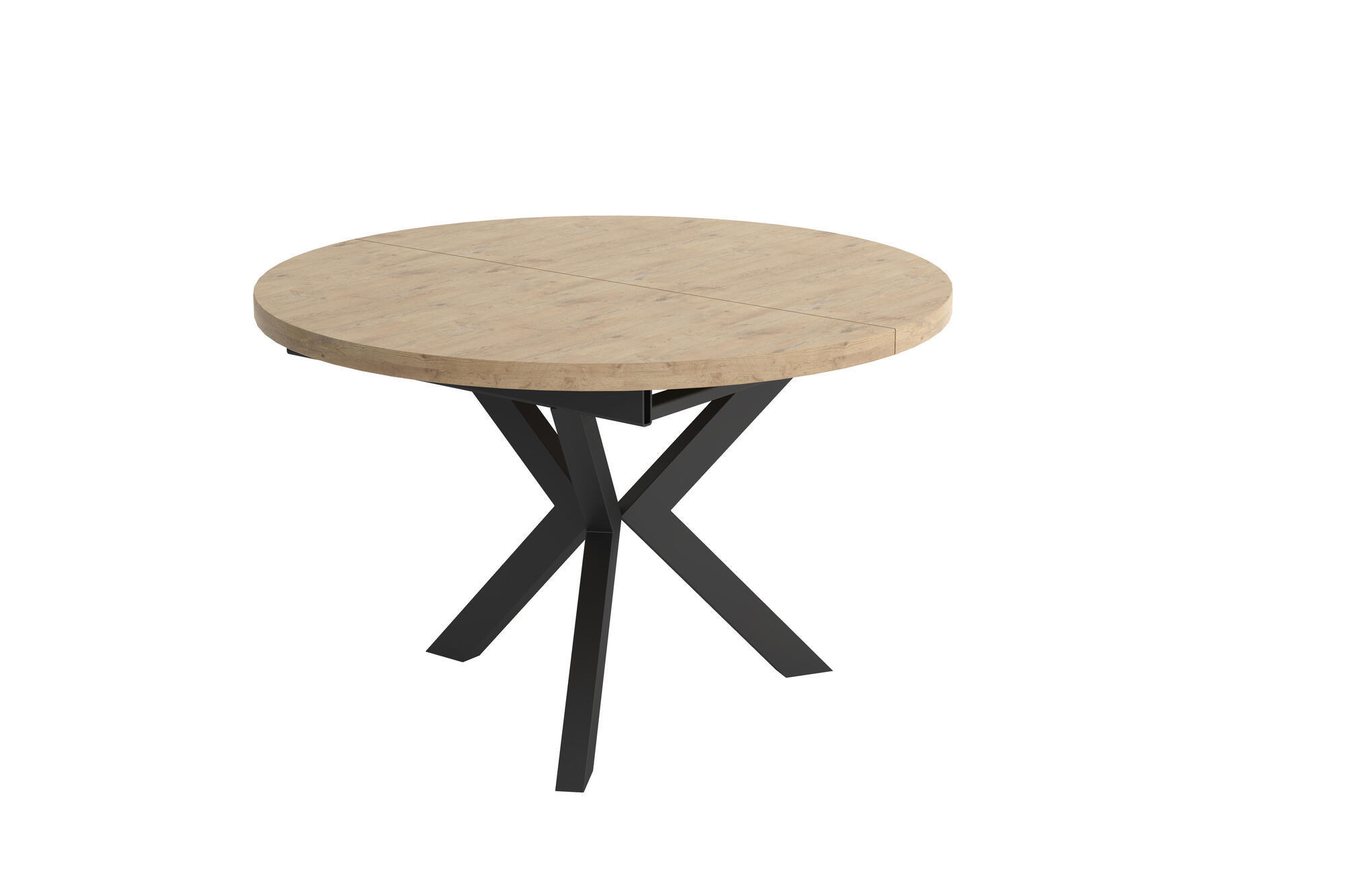 ESSTISCH AGNES Eiche hell 100x138x76 cm - Eichefarben, Holzwerkstoff (138/100/76cm) - FURNLUX