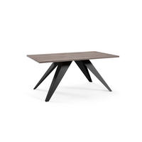 COUCHTISCH Aria Sherman Eiche Anthrazit / Schwarz 120 / 60 / 48cm - Anthrazit/Schwarz, Holz/Holzwerkstoff (60/120/48cm) - Feldmann-Wohnen