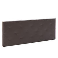 KOPFTEIL 150x60 cm Rombo Schoko - Braun, Fell (8/60/150cm) - VS Venta-stock
