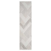 KURZFLOR-TEPPICH Lindo 8877 Terra 80x300 cm - Creme, Textil (80/300cm) - carpet city