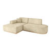 ECKSOFA Ottomane Links IREA-L1 - 232x165x80 cm Beige - Taupe, Holzwerkstoff/Textil (232/165cm) - ALTDECOR