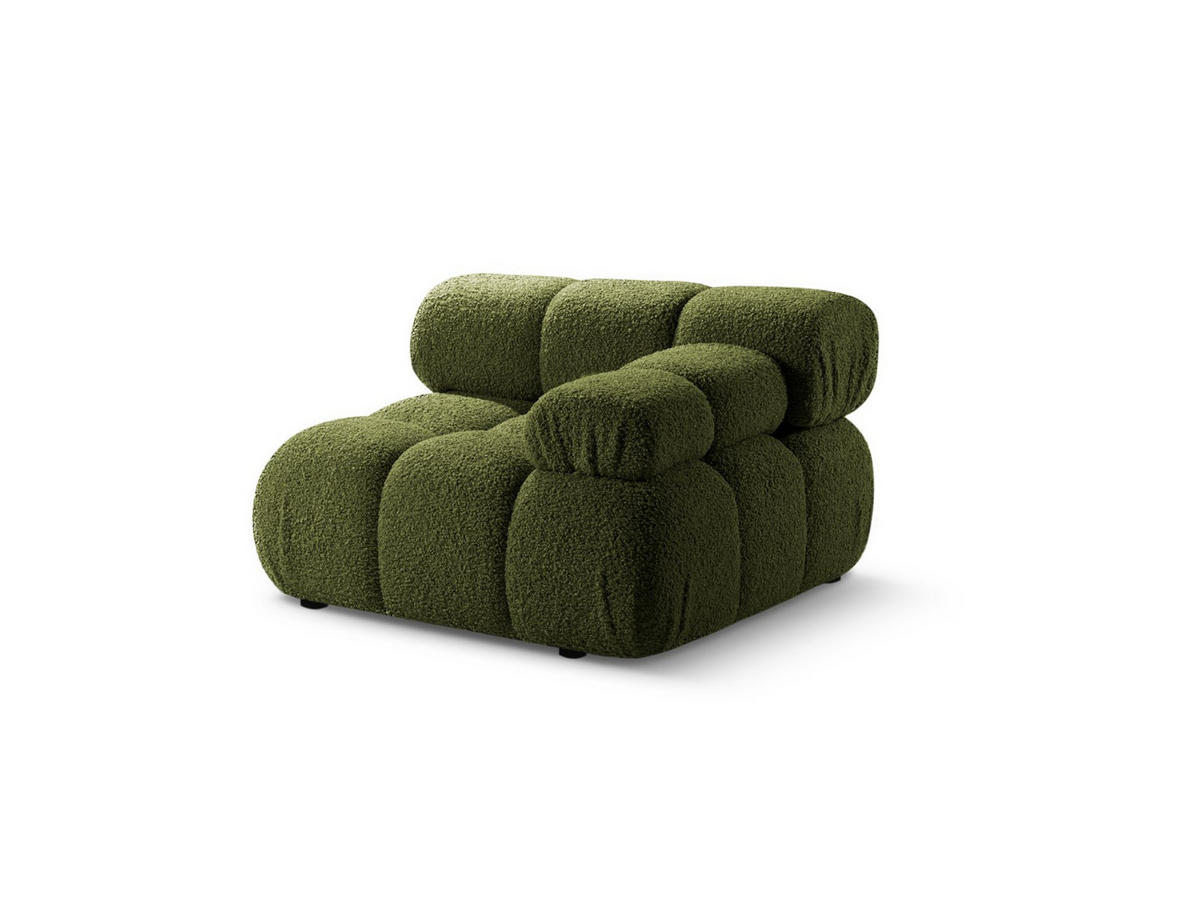 MODUL rechts Bellis aus Boucle grün - Grün, Textil (94/70/94cm) - Micadoni
