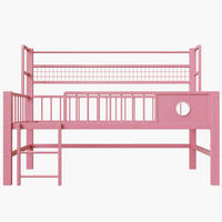 HOCHBETT Metall 90/200 cm Rosa - Pink, Metall - Raumix