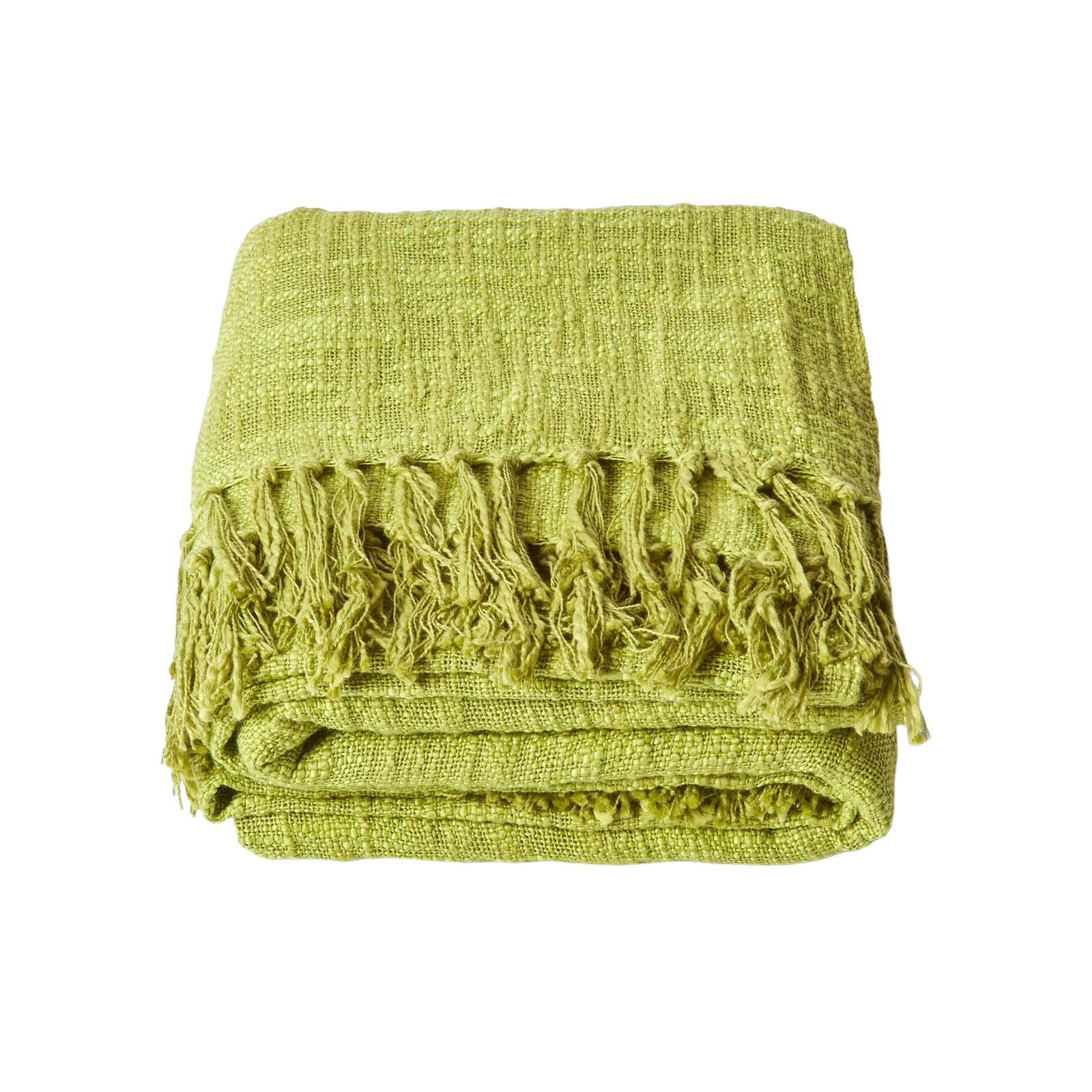 TAGESDECKE Nirvana Slub 255/360 cm, 100% Baumwolle - Grün, Textil (255/360cm) - Homescapes