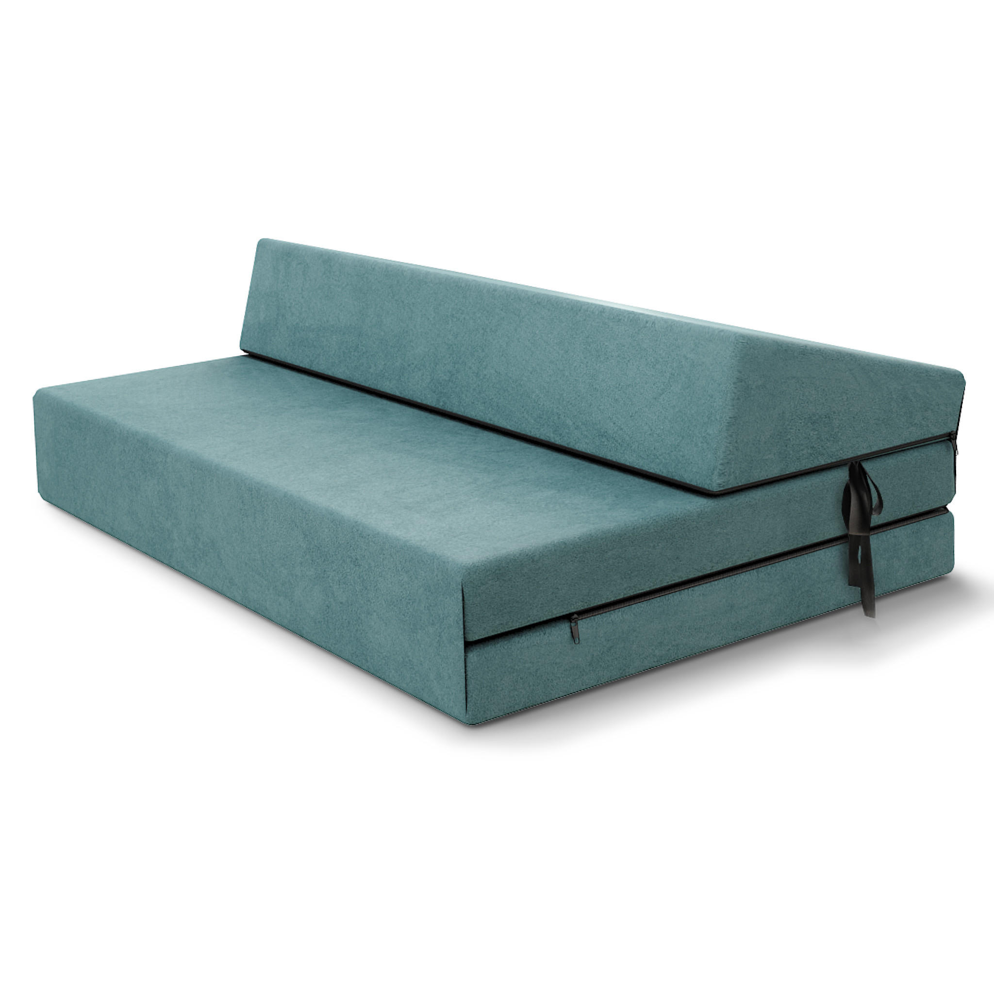 KLAPPMATRATZE SUZI - Türkis, Textil (120/200cm) - FDM