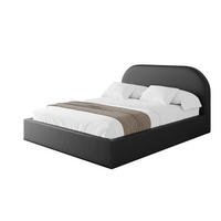 POLSTERBETT mit Bettkasten und Lattenrost, Bett mit Matratze H3/H4 - TIVON 180x200 Schwarz Kunstleder - Schwarz Hochglanz, Holzwerkstoff/Textil (180/200cm) - ALTDECOR