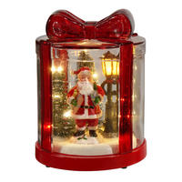 GESCHENKBOX mit LED-Beleuchtung 13/13/17 cm - Multicolor, Glas (13/17/13cm) - Home Styling Collection