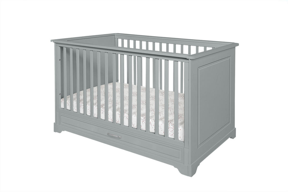 GITTERBETT Melody 140/70 - Grau, Holzwerkstoff (70/140cm) - RAUMHIRSCH FURNITURE