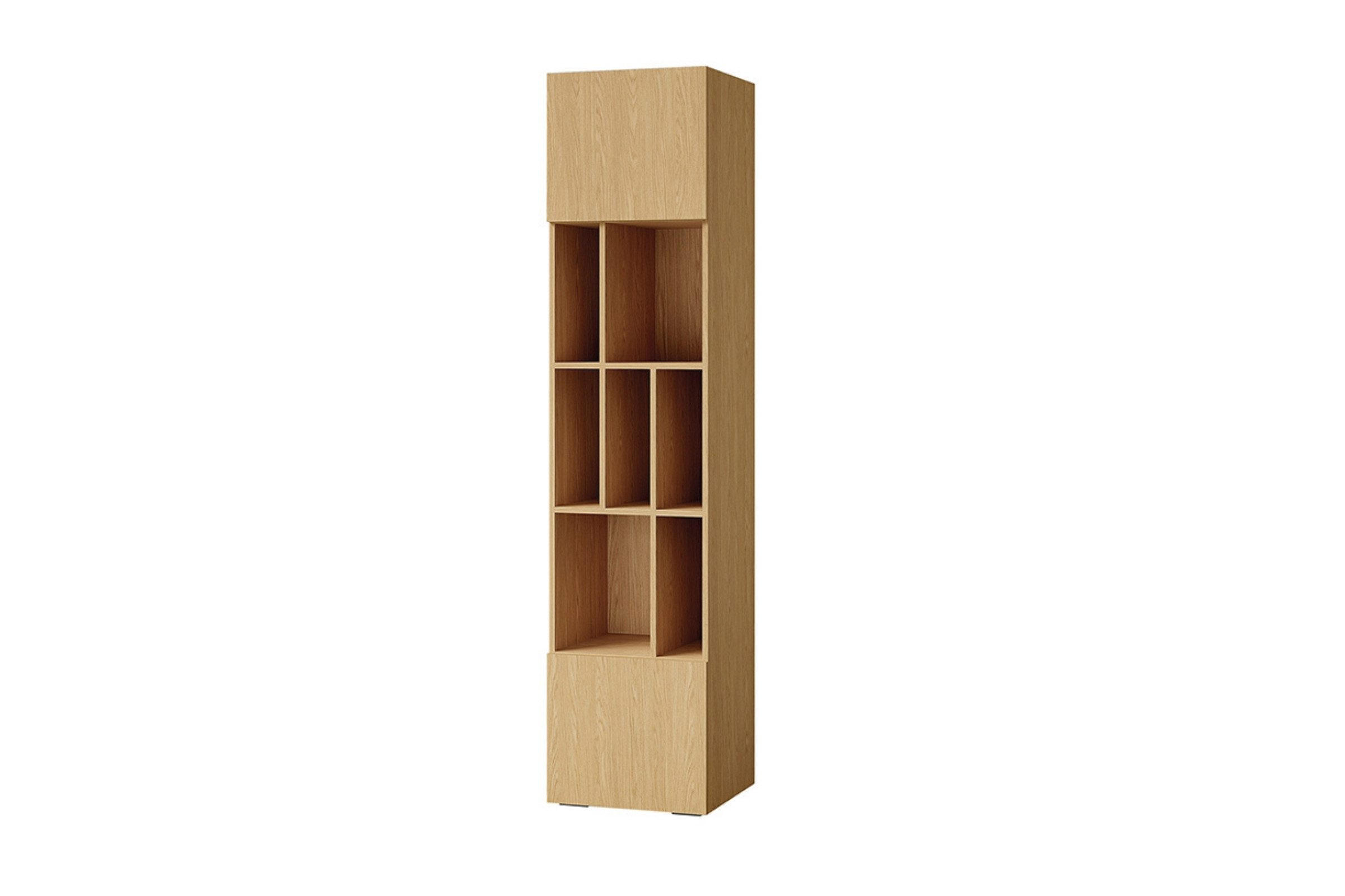 KINDERREGAL LIMA 04 45/195/40 cm in Eiche - Eichefarben, Holzwerkstoff (45/195/40cm) - Deine Möbel 24