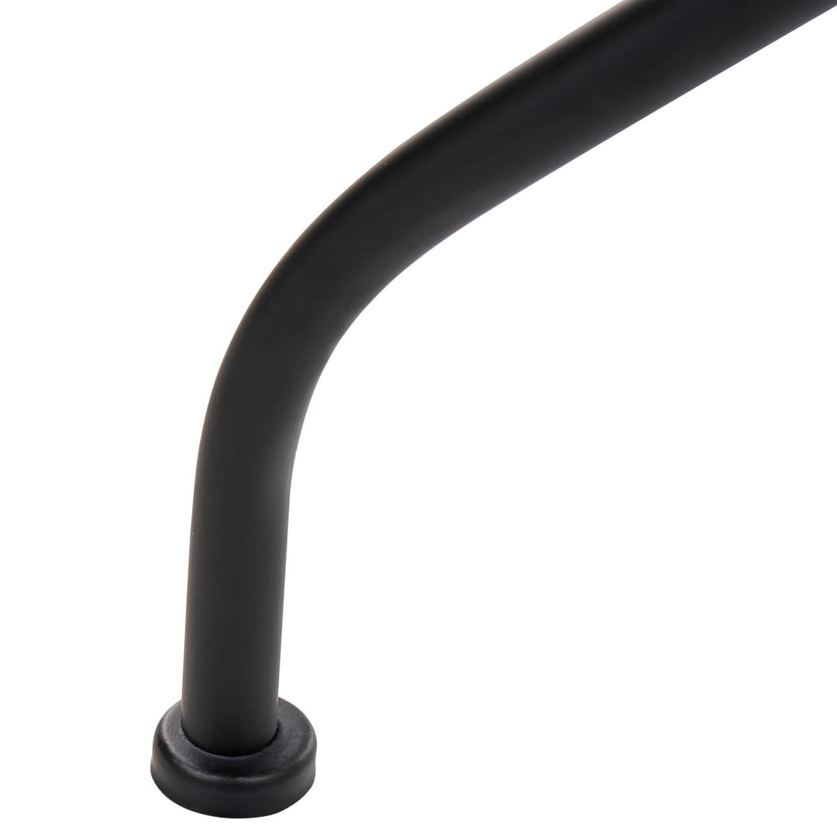 BISTROTISCH 60/60 cm Metall Weiß/Blau Siponto - Blau/Schwarz, Metall (60/60/71cm) - Beliani