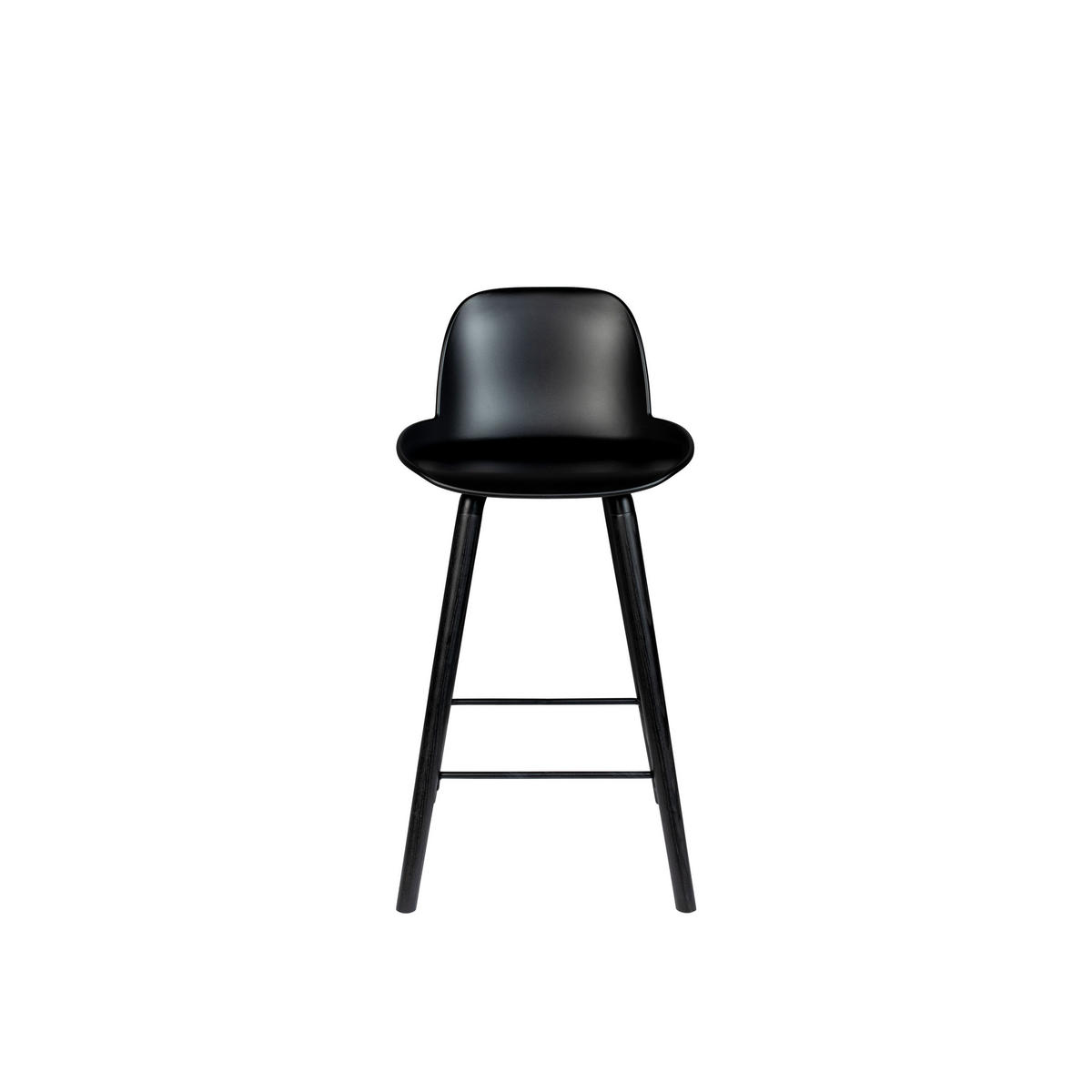 BARHOCKER Albert Kuip Rückenlehne 65 cm Schwarz - 2 er Set - Schwarz, Kunststoff (45/89/47.5cm) - Zuiver