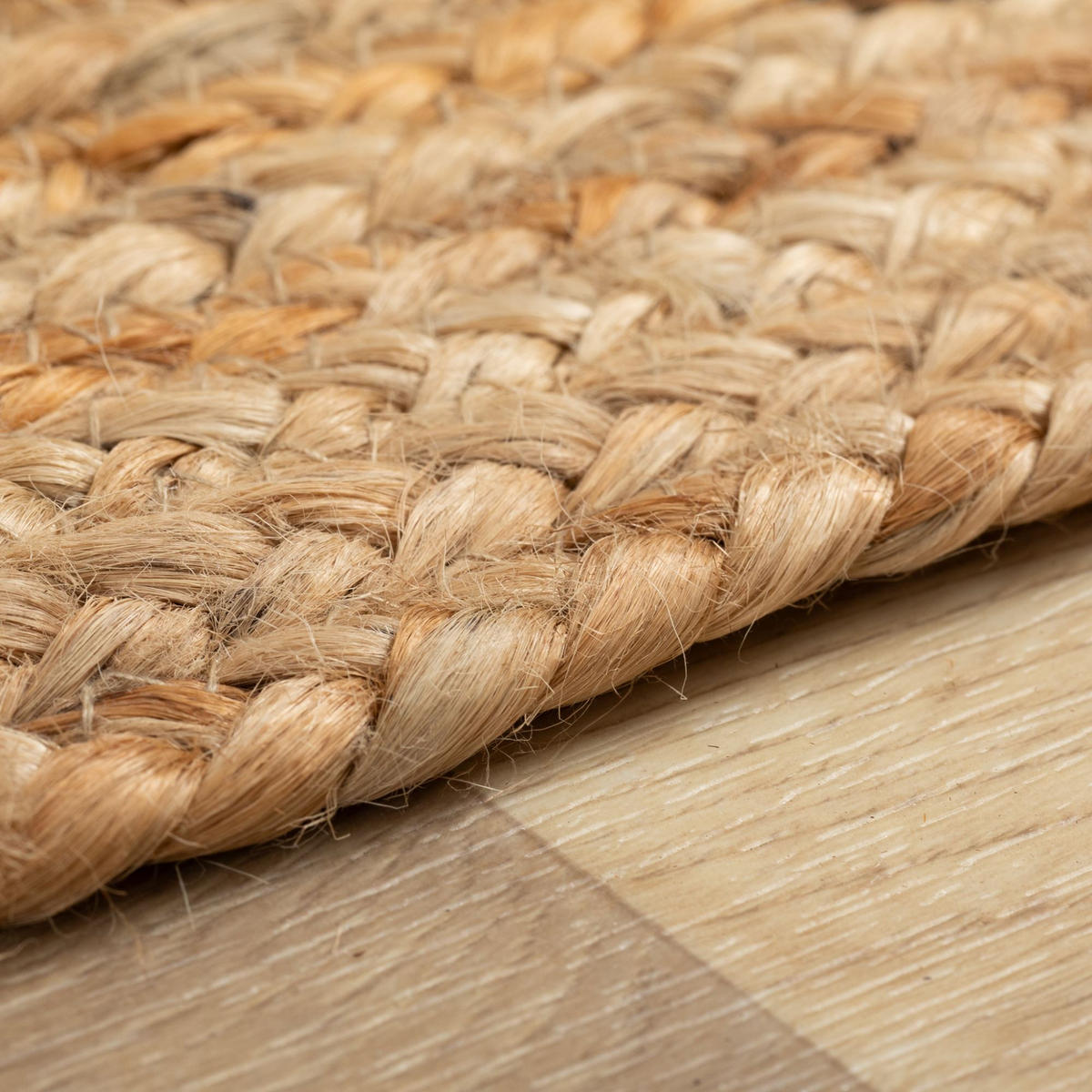 FLACHGEWEBETEPPICH 140/200 cm Goa Oval - Naturfarben, Naturmaterialien (140/200cm) - Steffensmeier